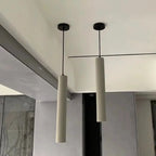 Cast Cement Cylinder Pendant Light Ivaelvix – Hero Shot