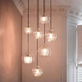 Fluted Glass Globe Pendant Light Celvorn – Hero Shot