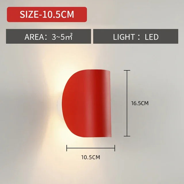 Geometric Aluminium Wall Sconce Harox – Product Detail 10