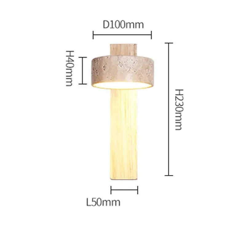 Wabi-Sabi Ceramic Wall Sconce Murvex – Lifestyle View 3