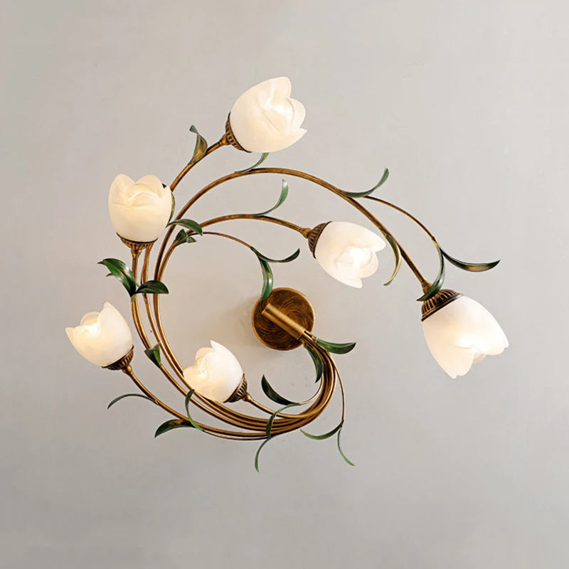 Modern Metal Glass Flush Mount Ceilara – Product Detail 5