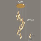 Spiral Arm Statement Chandelier Lalmon – Product Detail 5