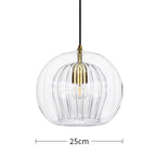 Transparent Clear Glass Pendant Light Haldrix – Product Detail 8
