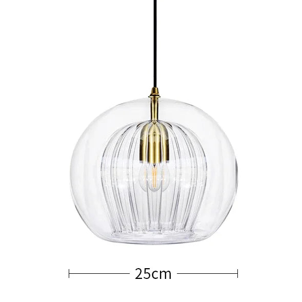 Transparent Clear Glass Pendant Light Haldrix – Product Detail 8