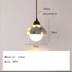 Minimalist Stone Pendant Light Gvaelindra – Product Detail 5