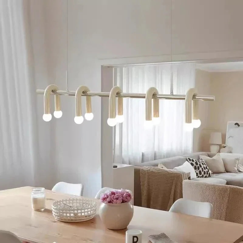 Nordic Geometric Multi-Head Pendant Light Kelvorn – Hero Shot