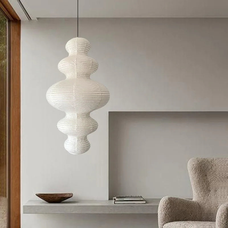 Soft Sculpted Metal Pendant Light Paloria – Lifestyle View 2