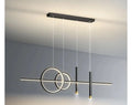 Nordic Geometric Minimal Pendant Light Halvoria – Black Finish Detail
