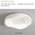 Sculptural Pebble Aluminum Ceiling Light Calvion – Size and Power Reference
