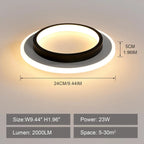 Modern Halo Ring LED Flush Ceiling Light Jilorn – Product Detail