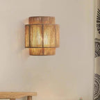Rattan Metal Artisan Wall Sconce Bixon – Product Detail 6