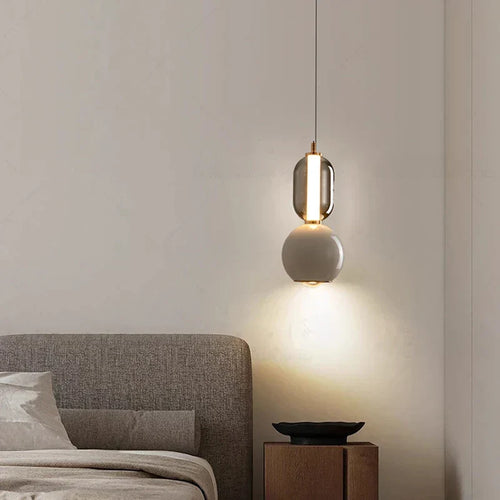 Contemporary Aluminium Cylinder Pendant Light Carmello