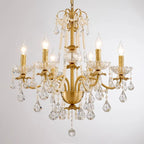 Handcrafted Copper Cluster Chandelier Vaelorn – Lifestyle View 2