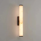 Hand-Finished Marble Copper Wall Sconce Evix – Studio Detail