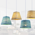 Handwoven Rattan Square Pendant Light Torvyn – Product Detail 8
