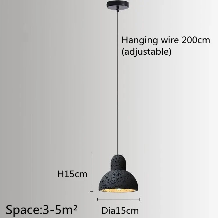 Industrial Concrete Orb Pendant Light Kelvor – Product Detail 6