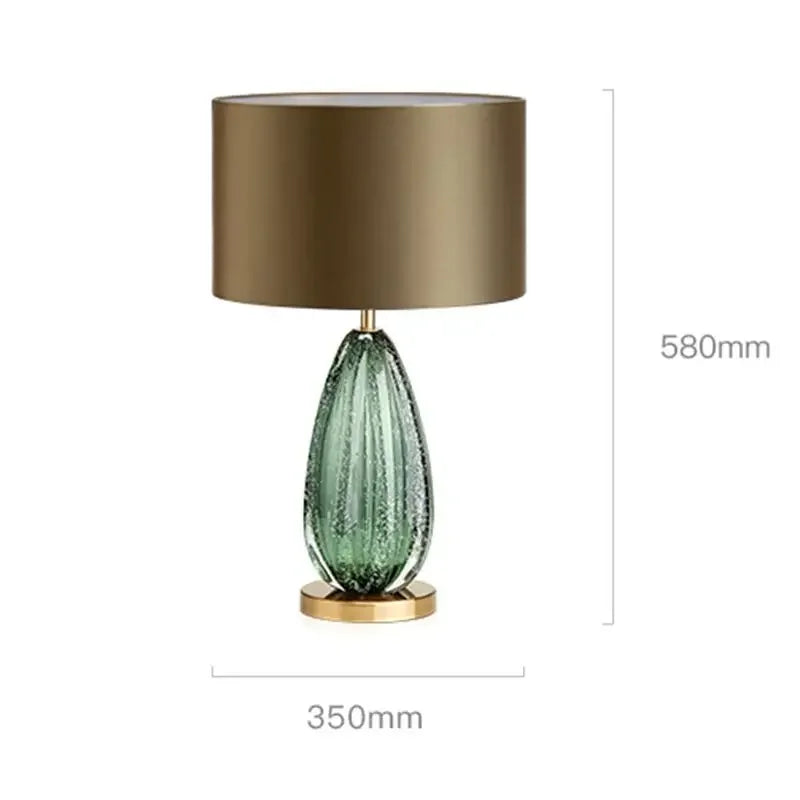 Mouth-Blown Glass Bedside Lamp Clarivon – Lifestyle View 4