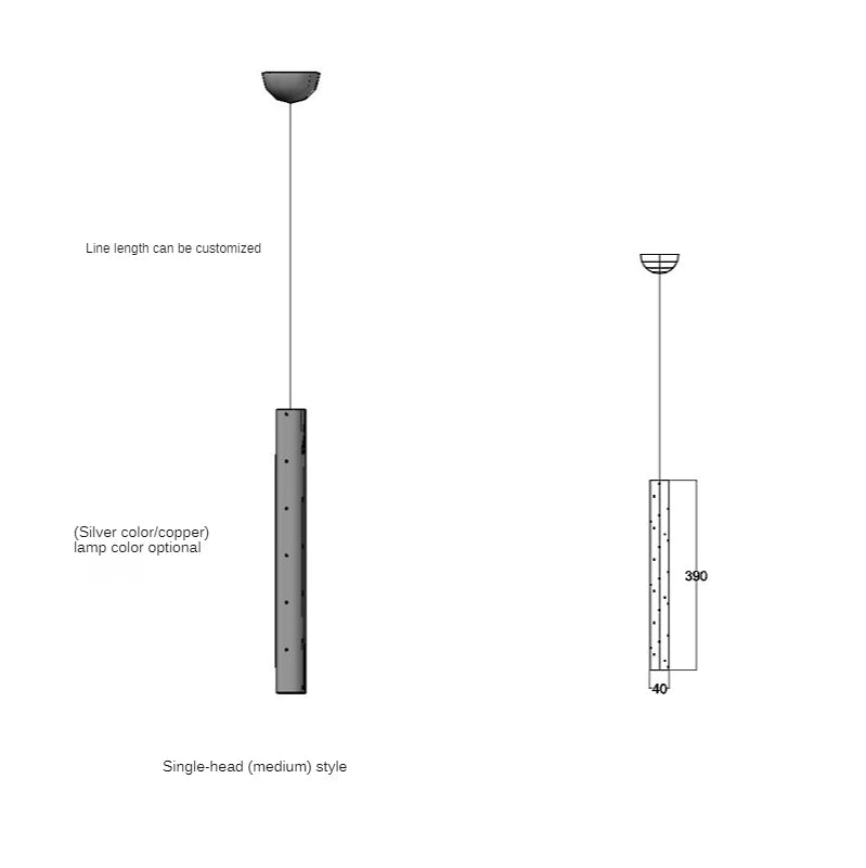 LED Modern Chandelier Ilix