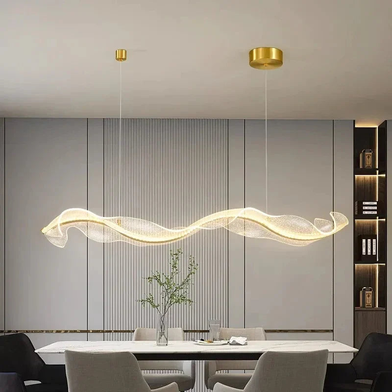 Polished Chrome Minimal Pendant Light Canex – Hero Shot