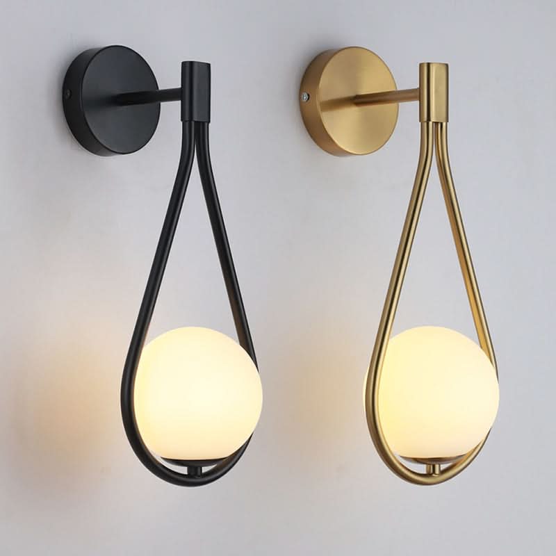 Curved Metal Arc Wall Sconce Arcolin – Lifestyle View 3