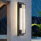 Ecrivox Steel Linear Outdoor Wall Sconce