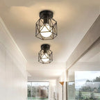 Geometric Wire Cage Ceiling Light Vexion – Lifestyle View 2