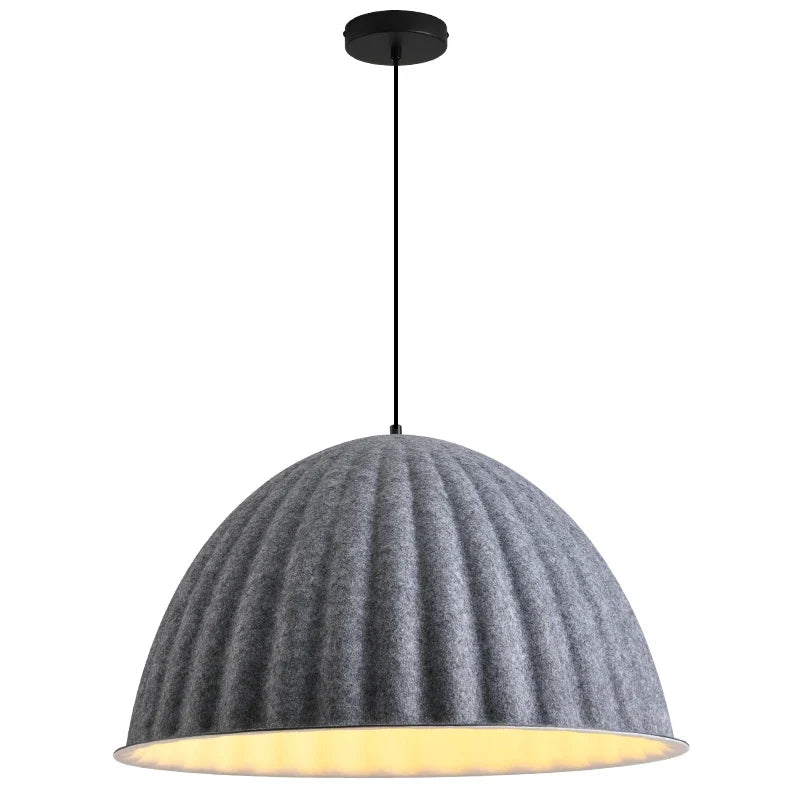 Ribbed Felt Dome Pendant Light Torivell – Product Detail 5