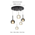 Dual Glass Bell Globe Pendant Light Bellonix – Product Detail 14
