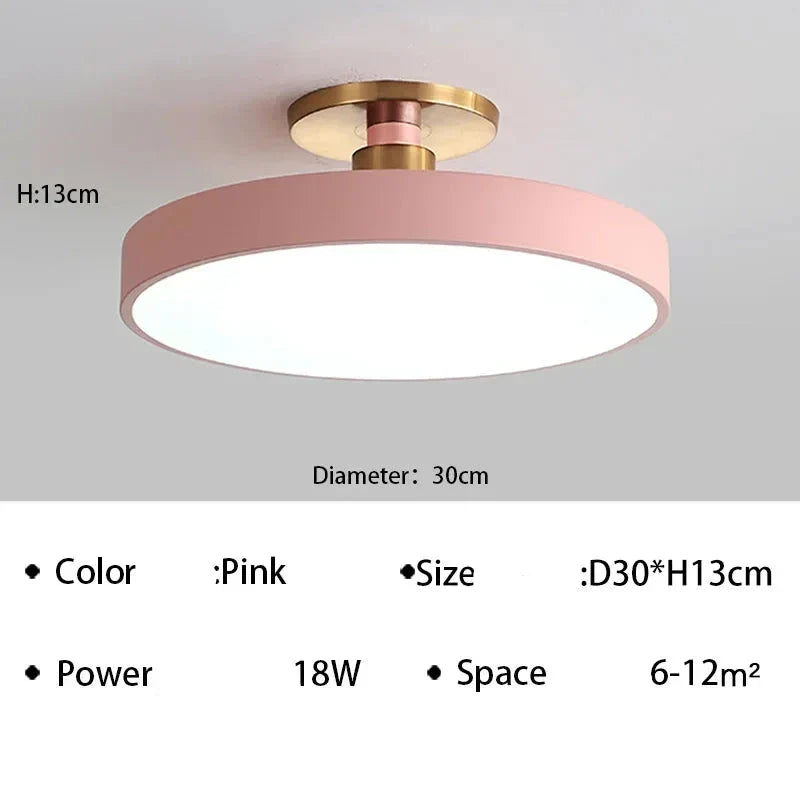 Modern Aluminum Ring Ceiling Light Cylondra – Product Detail 11