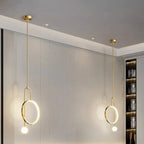 Modern Metal Ring Pendant Light Circlion