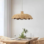 Sculptural Woven Bamboo Pendant Light Jwaelion – Hero Shot