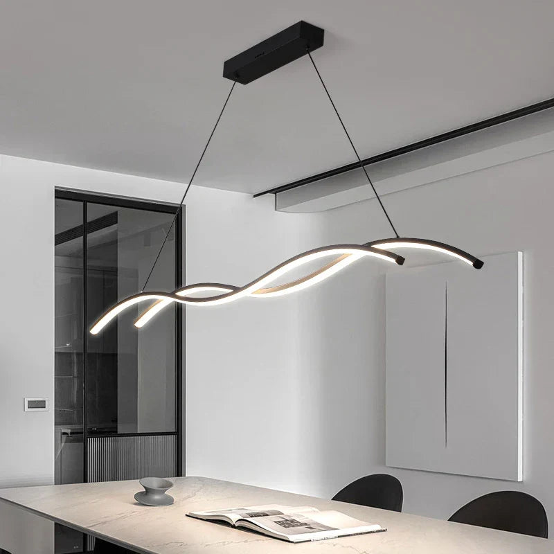 Linear Metal Suspension Pendant Light Dolero – Product Detail 7