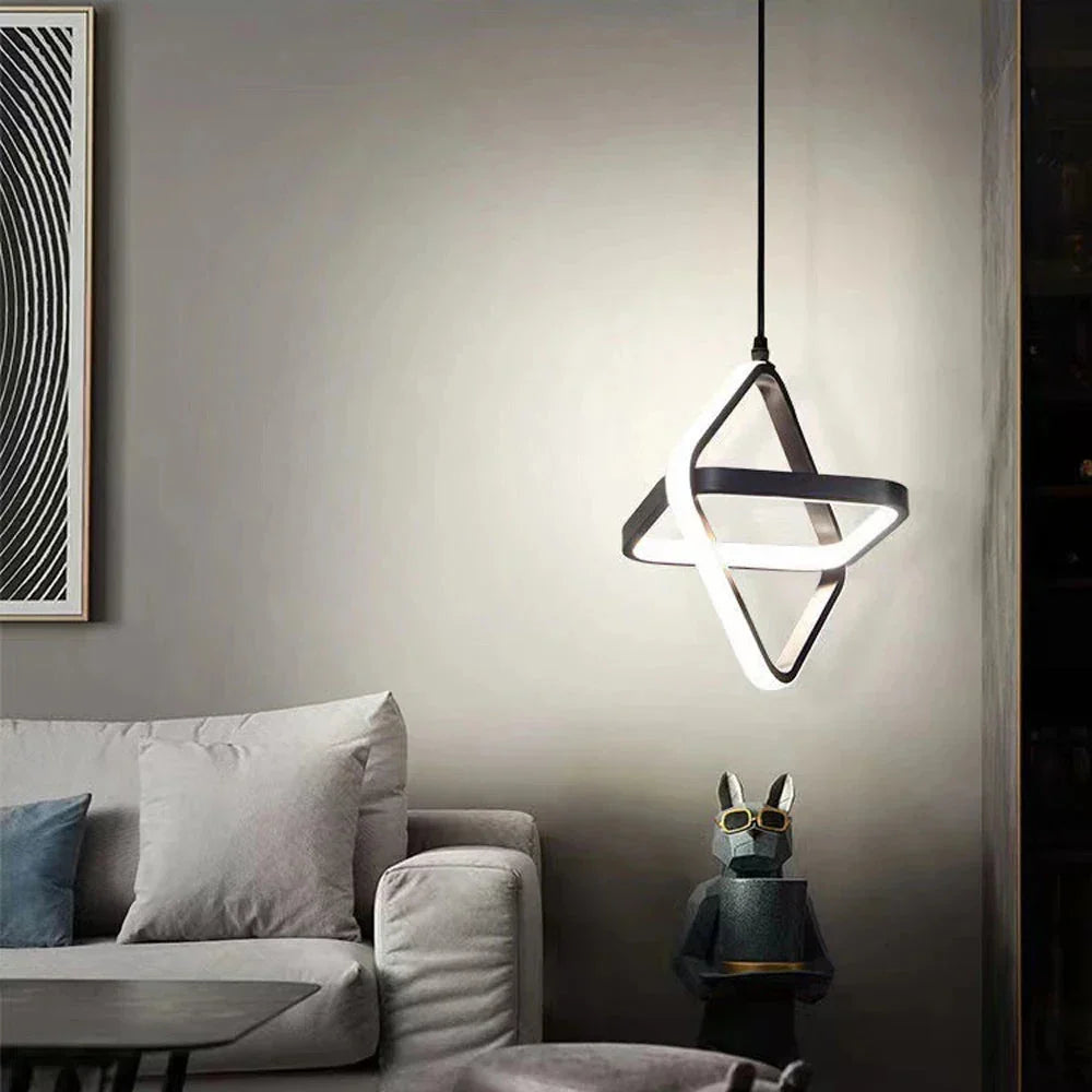Modern Aluminum Square Pendant Light Telvoria – Product Detail 8