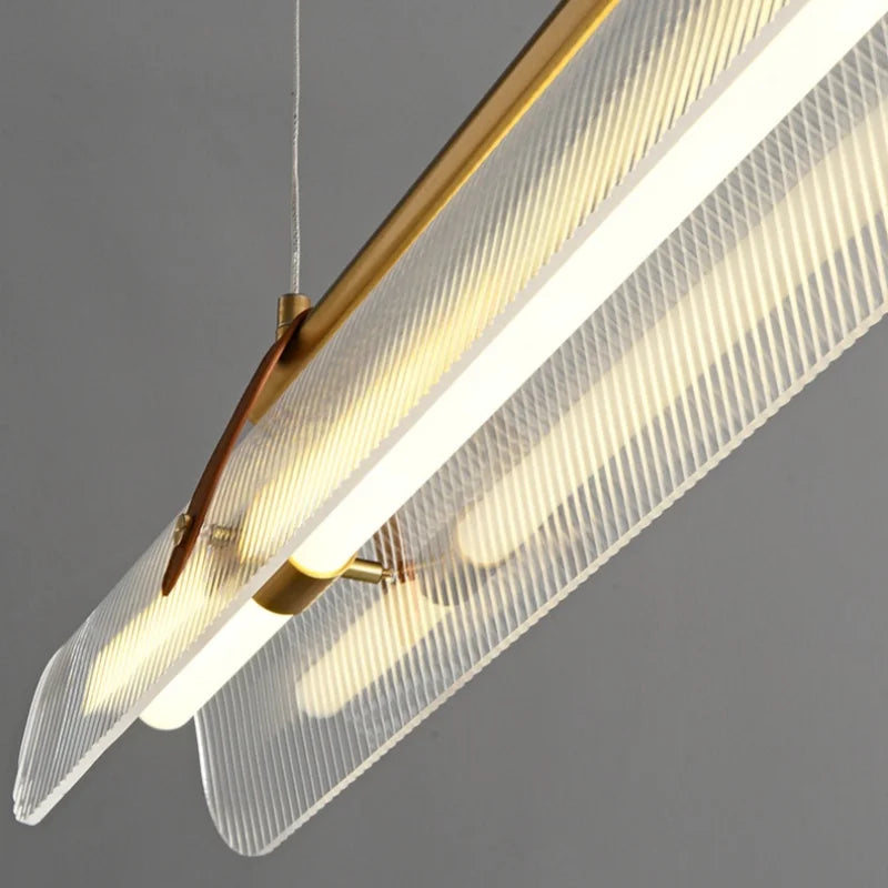 Sleek Metal Linear Pendant Light – Auelvix – Product Detail 6