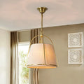 Ryalon brass cage pendant light — scene 1