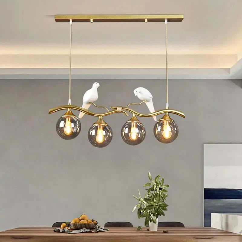 Industrial Metal Bamboo Chandelier Dorex – Product Detail 7