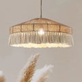 Wabi-Sabi Hemp Rope Tassel Pendant Light – Ysavion – Hero Shot