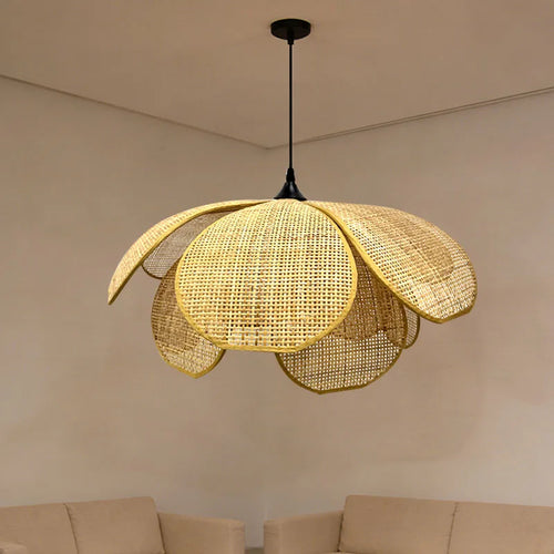 Artisan Woven Globe Pendant Light Orinvex – Hero Shot