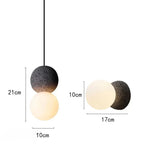 Stone Sphere Pendant & Wall Sconce – Mvaelvix – Pendant vs Wall Sconce Dimensions