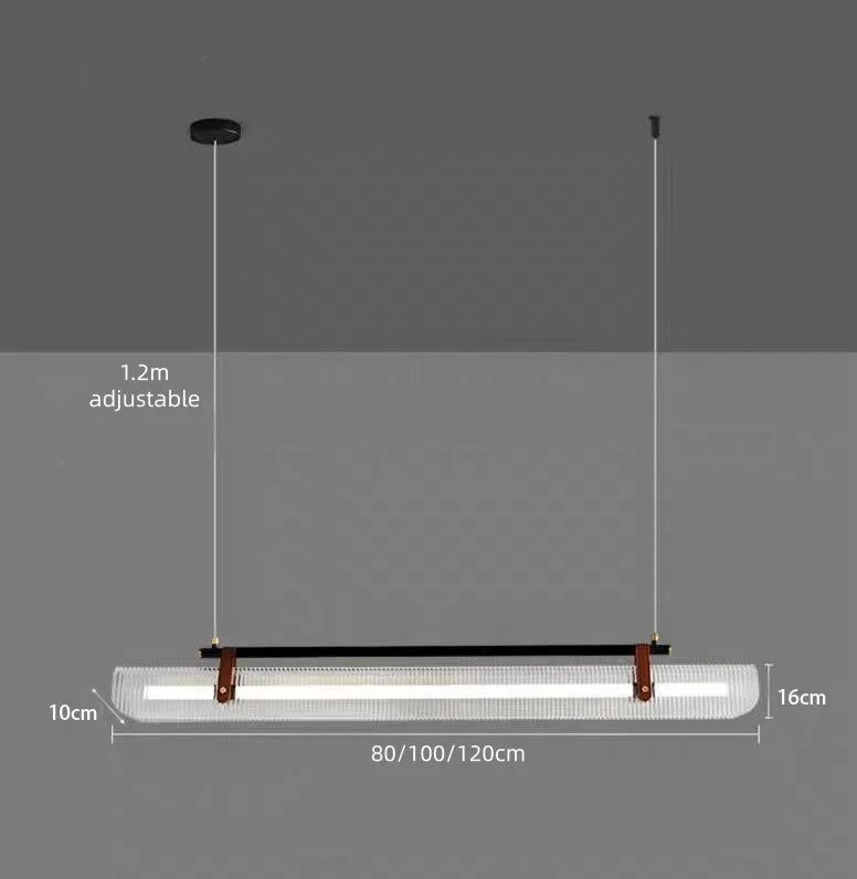 Sleek Metal Linear Pendant Light – Auelvix – Product Detail 7