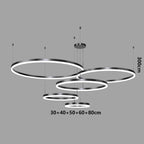 Arevaux Black 5 Rings – Dimensions