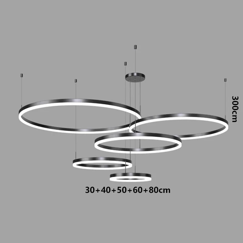 Arevaux Black 5 Rings – Dimensions