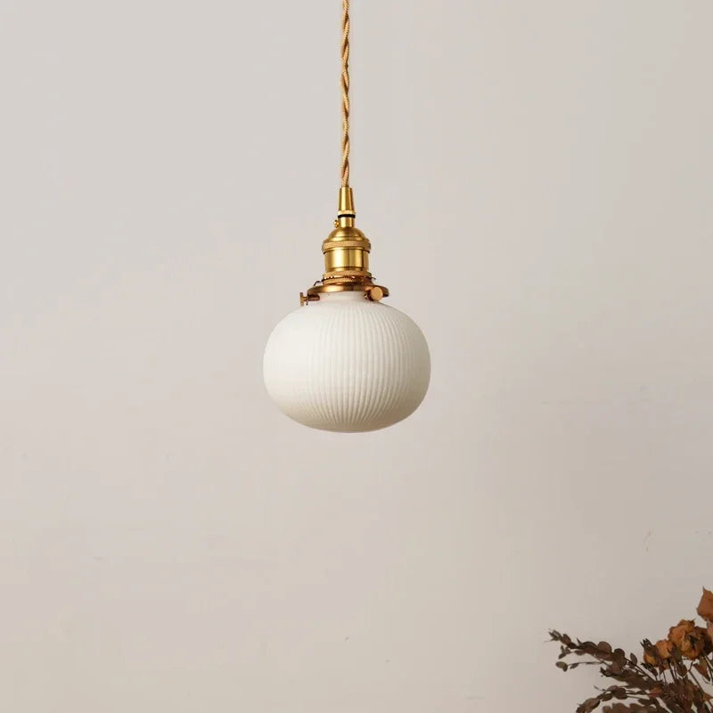 Nordic Sculptural Glass Pendant Light Nsaelix – Lifestyle View 3
