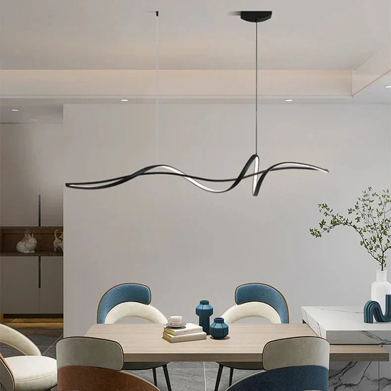 Minimalist Linear Acrylic Pendant Light Berlo – Product Detail 11