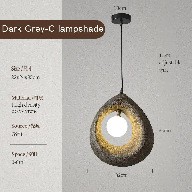 Minimal Polymer Dome Pendant Light Dsaeloria – Product Detail 14
