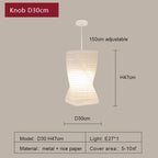Japanese Washi Paper Pendant Light Jalvrix – Product Detail 9