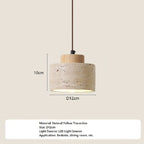 Owaelindra Drum, Natural Wood cap — D12cm x H10cm