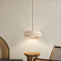 Travertine Ring Pendant Light – Anelith – Hero Shot