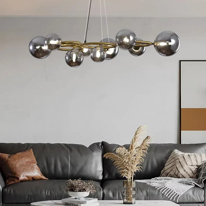 Sculptural Glass Multi-Arm Chandelier Revion – Product Detail 13