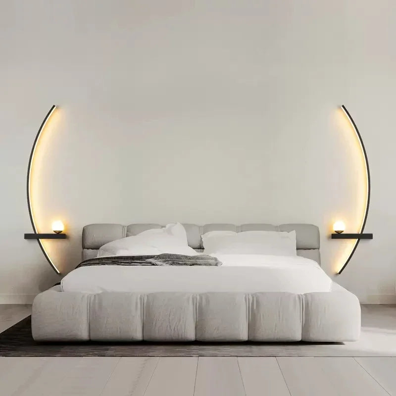 Elongated Linear Wall Sconce Biareth – Hero Shot